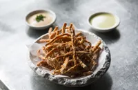Sweet potato and soba-ko fries