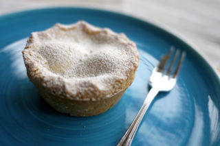 Gluten Free Mince Pies with Damson and Cobnut