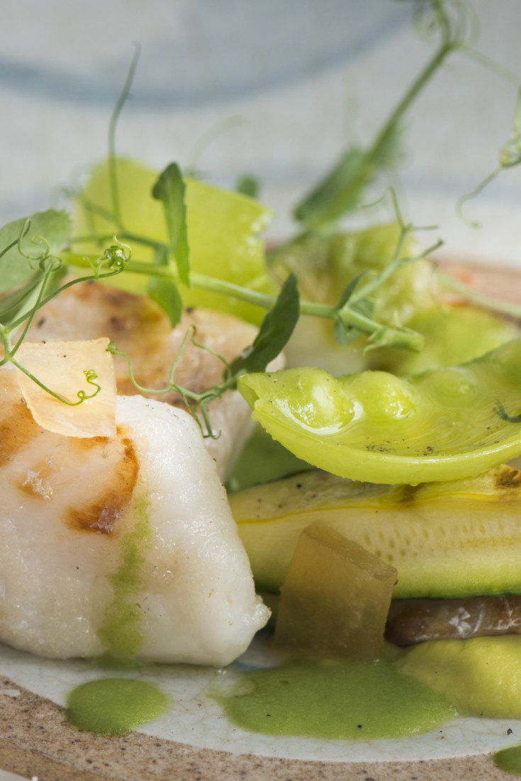 Pan-Fried Cod Recipe with Broad Bean Purée - Great Italian Chefs