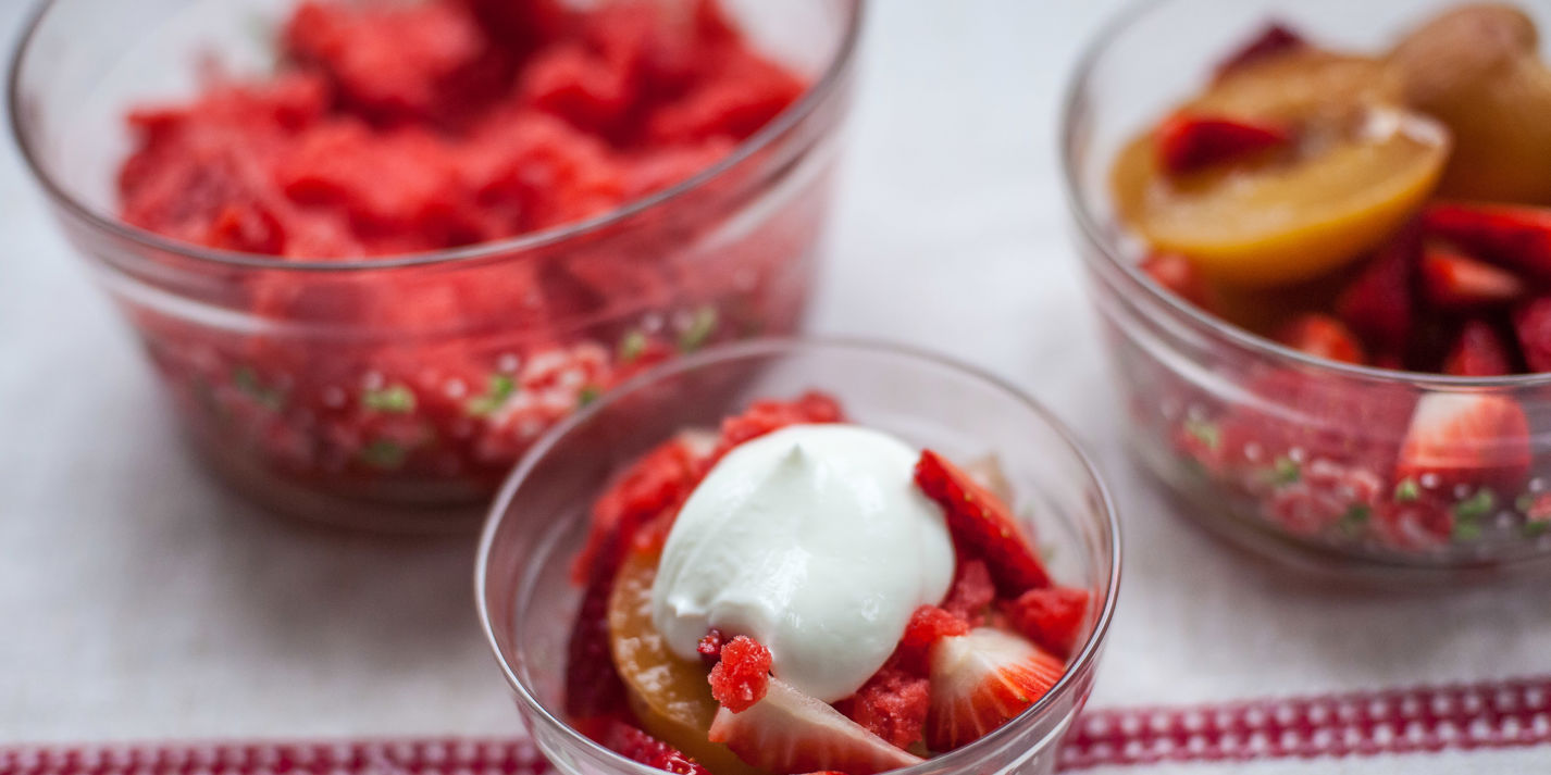 Poached Peach Recipe - Great British Chefs-image