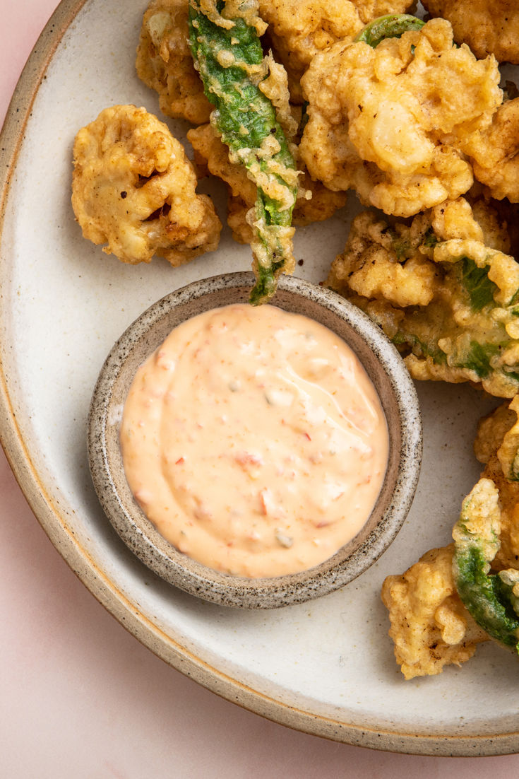 Cauliflower Fritters with Fermented Chilli Mayonnaise Recipe Great
