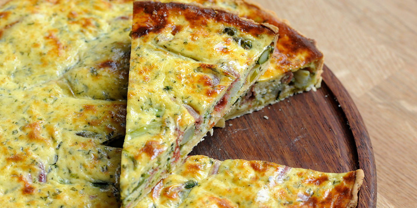 Asparagus Quiche Recipe With Chervil - Great British Chefs