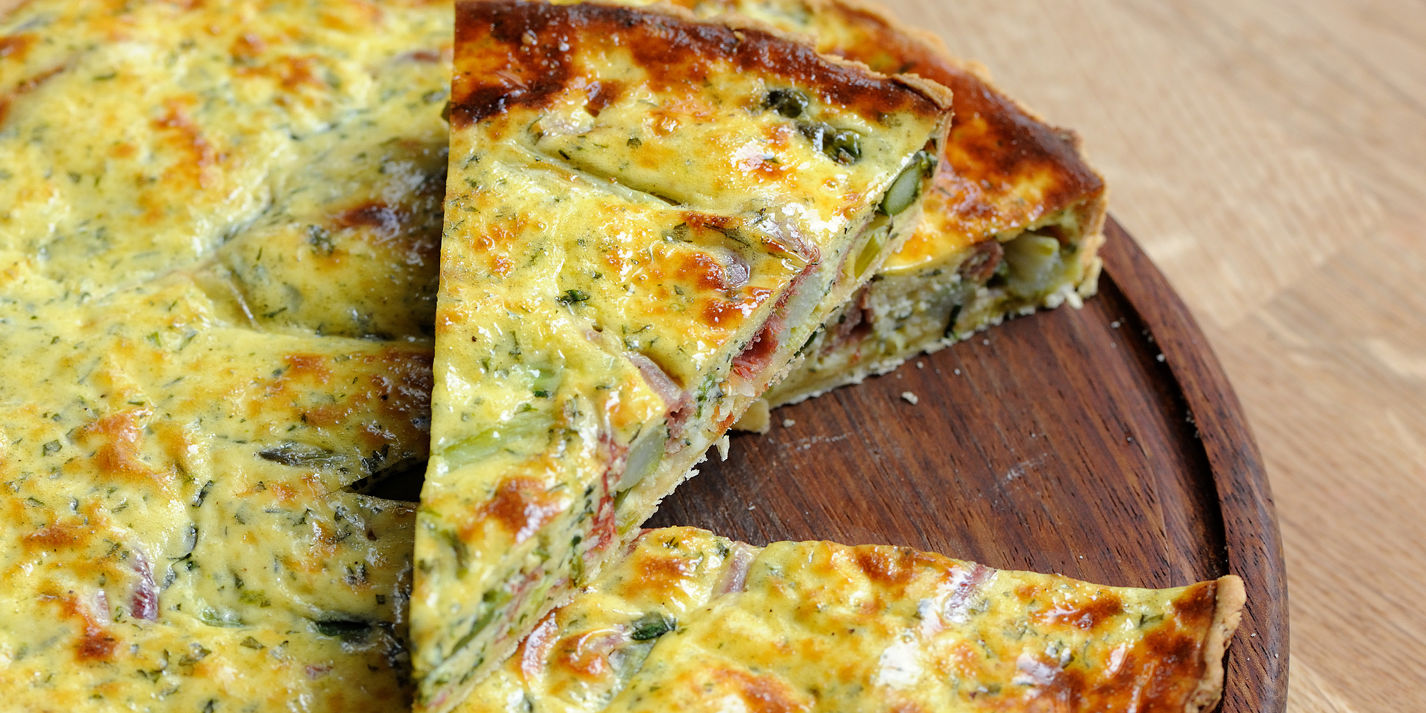 Asparagus Quiche Recipe With Chervil - Great British Chefs