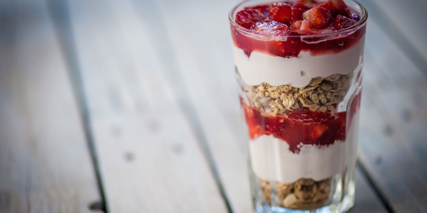 Breakfast Strawberry Sundae Recipe - Great British Chefs