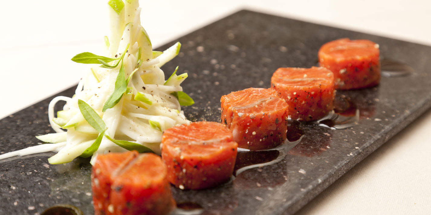 Peppered Salmon Recipe - Great British Chefs