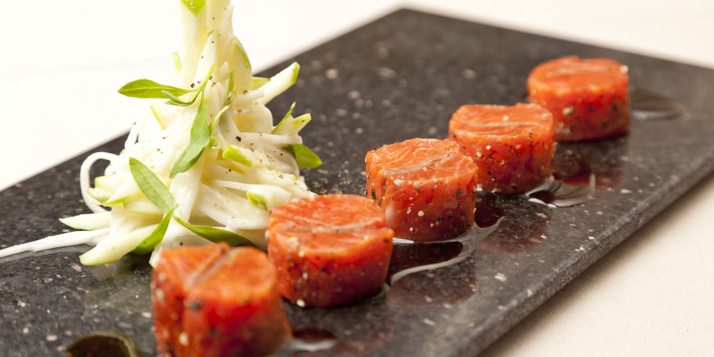 Peppered Salmon Recipe - Great British Chefs