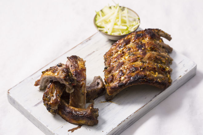 italian dressing on pork ribs Italian Style St. Louis Ribs