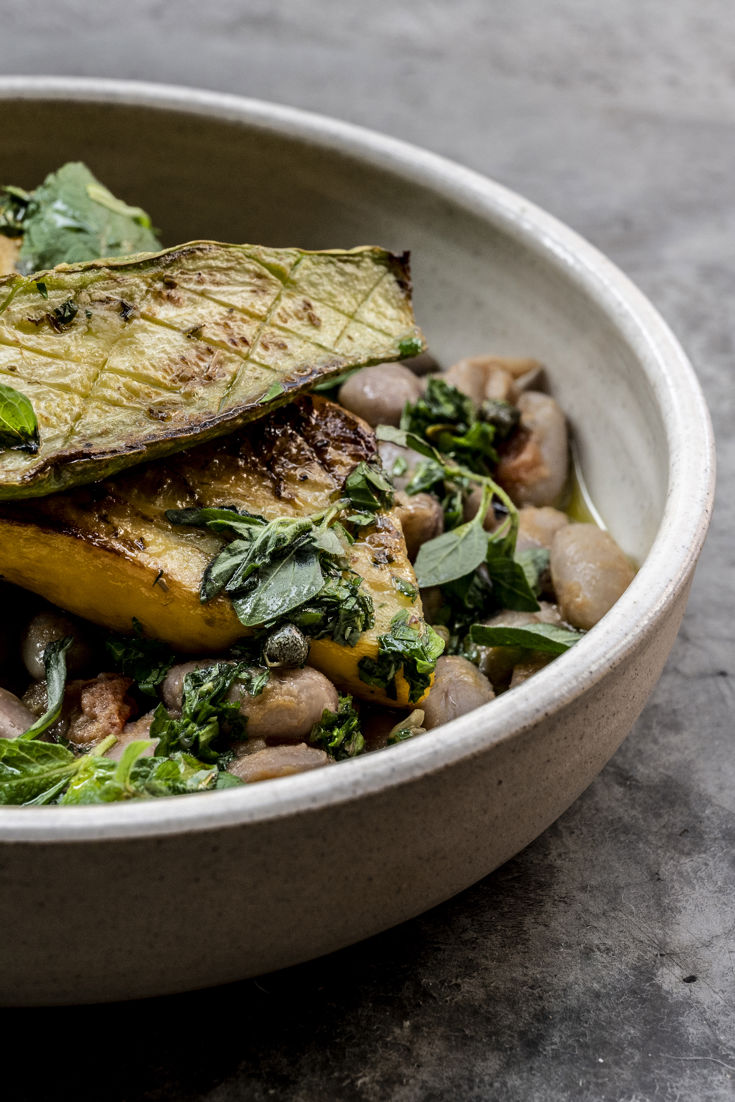 Courgettes with Borlotti Beans Recipe Great British Chefs