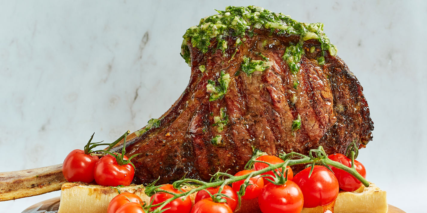 Barbecued Tomahawk Steak Recipe Great British Chefs 