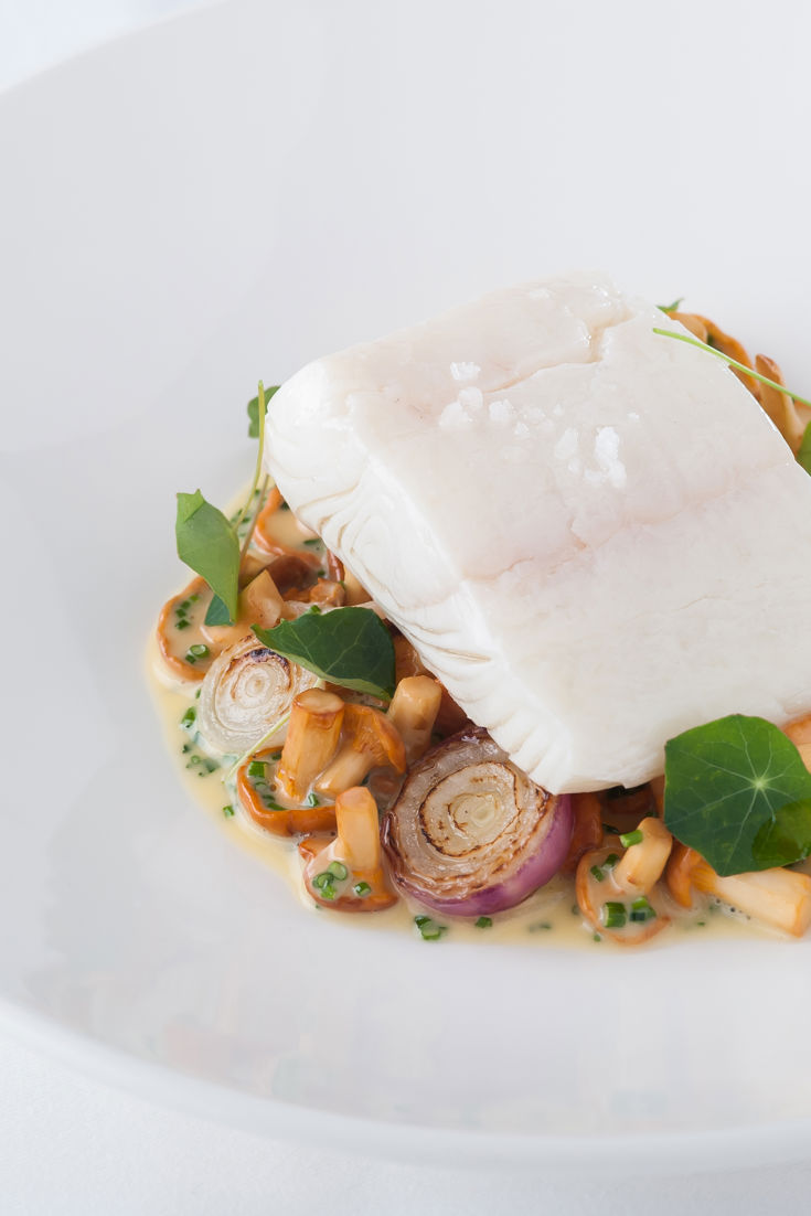 Halibut Poached in White Wine Recipe Great British Chefs