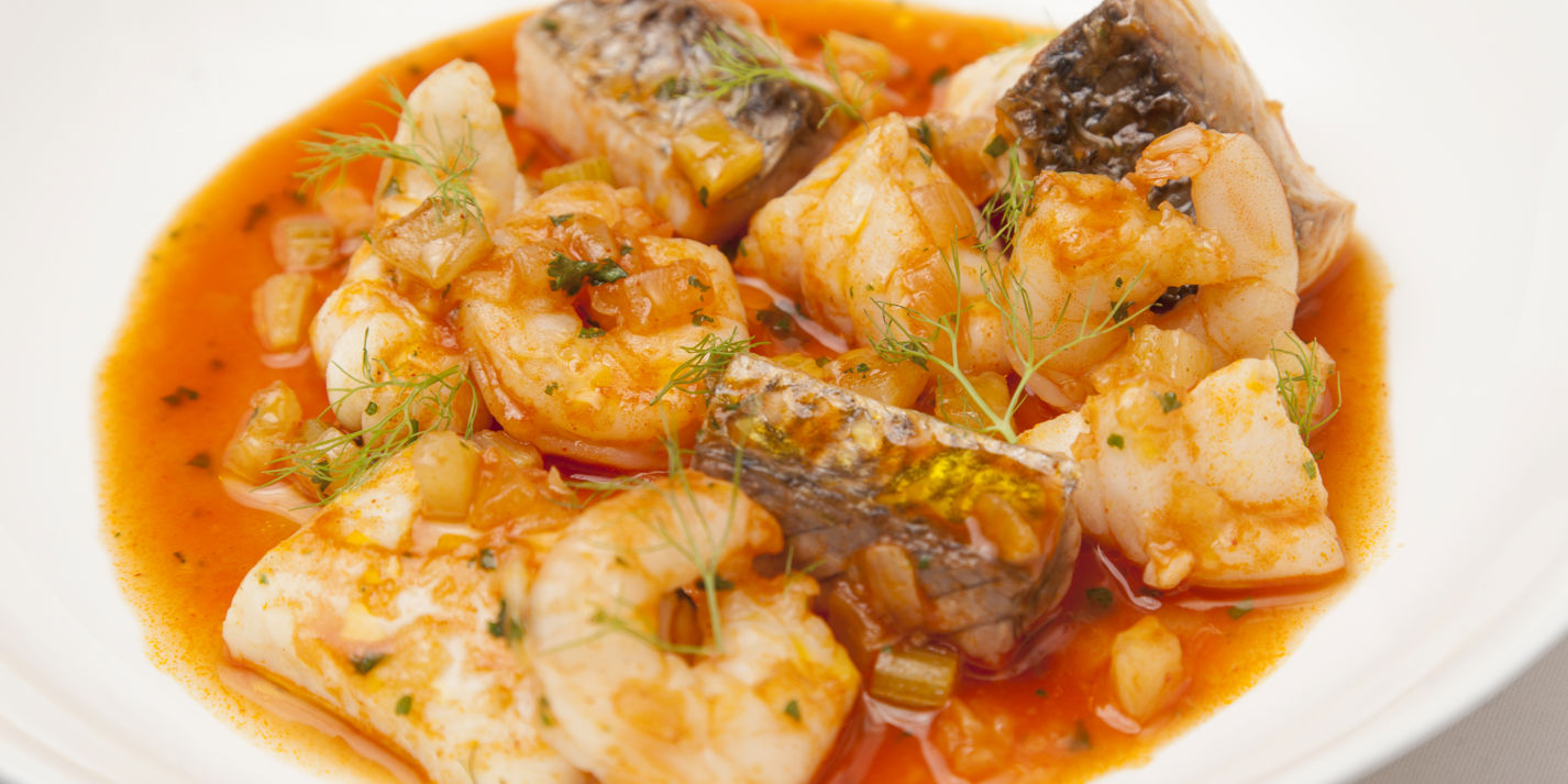 Low-fat fish stew