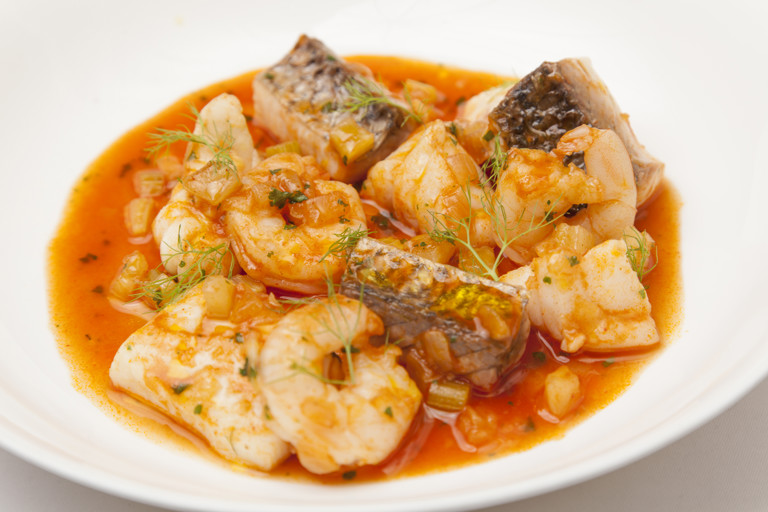 Low-fat fish stew