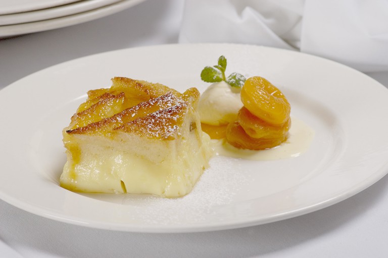 Bread and butter pudding