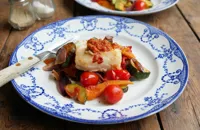 Mediterranean cod with vegetables
