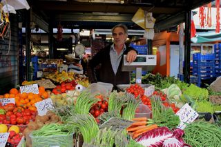 Green, white and red: springtime in Italy