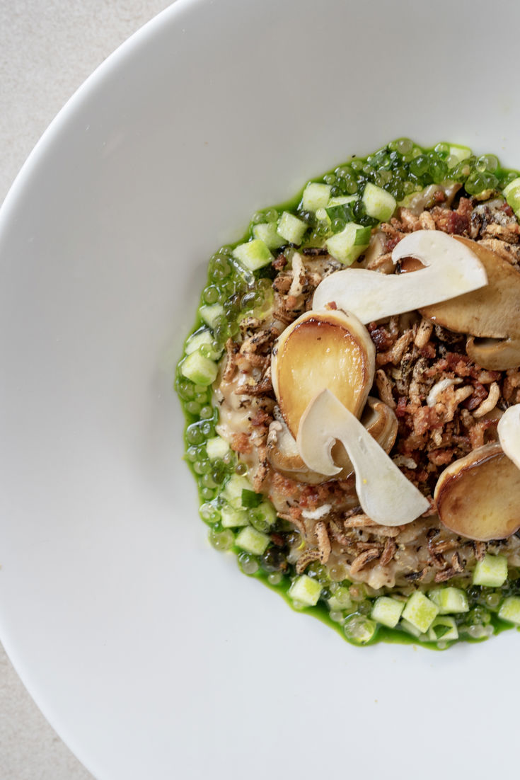 Cep Risotto Apple Madeira And Tarragon Recipe Great British Chefs 4491