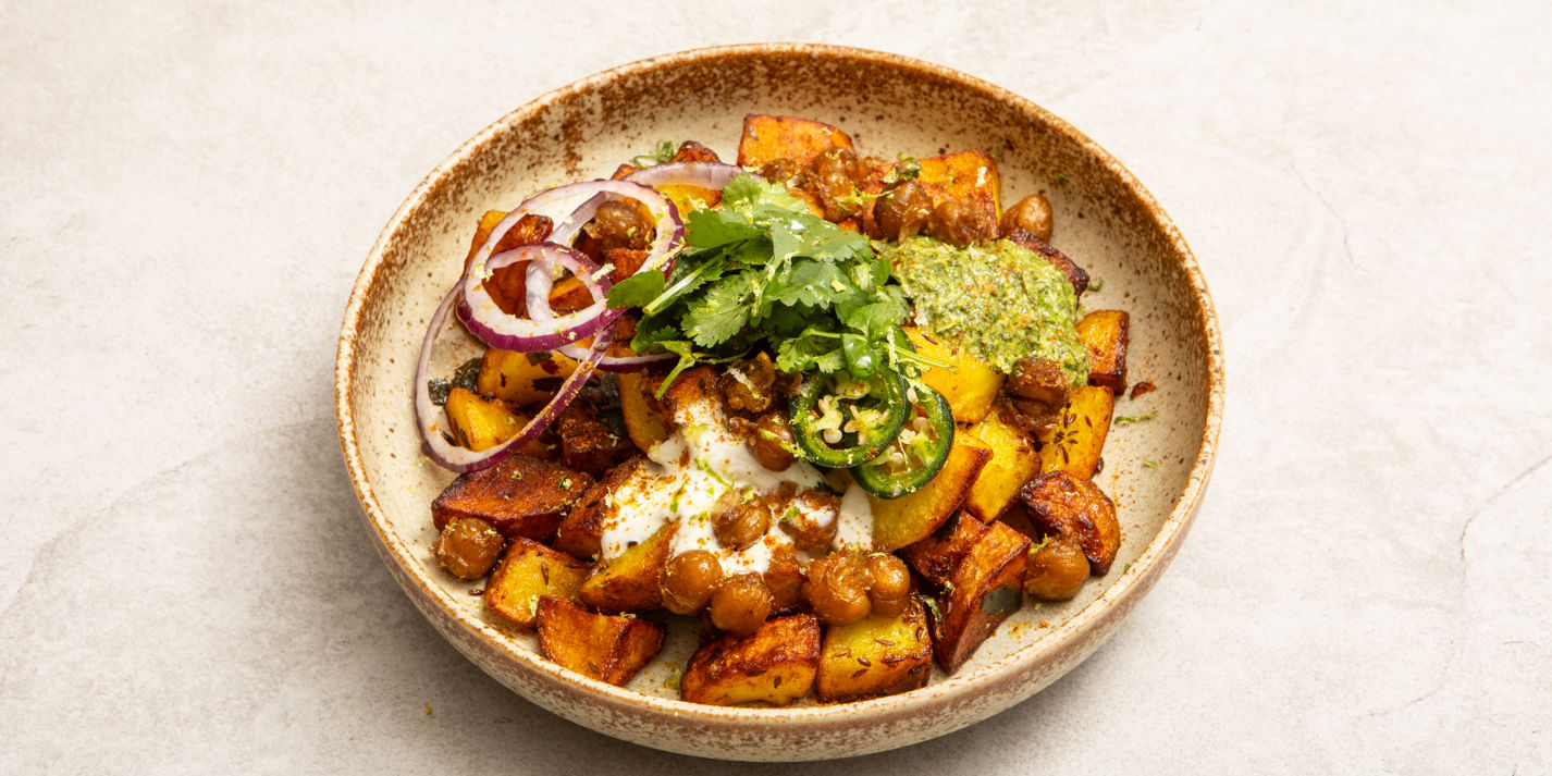 Potato and Chickpea Chaat Recipe - Great British Chefs