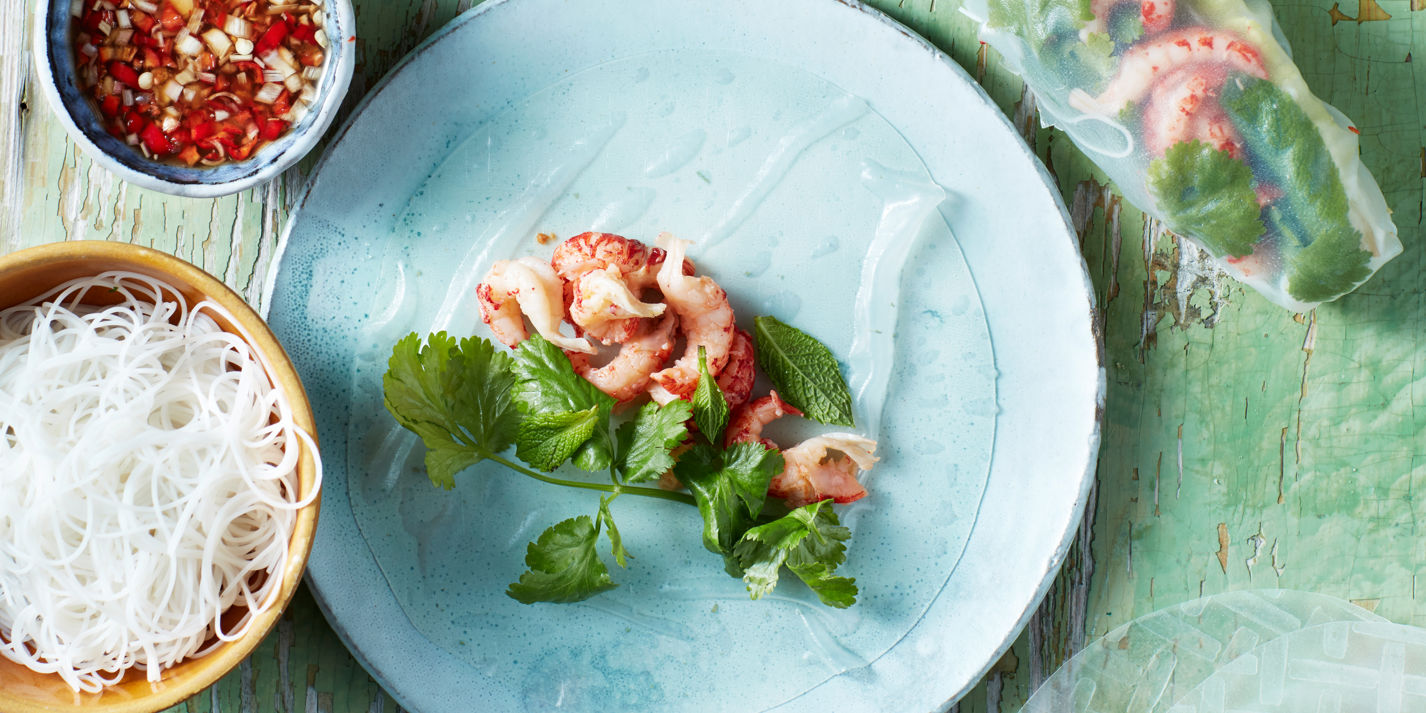 Crayfish Summer Roll Recipe - Great British Chefs