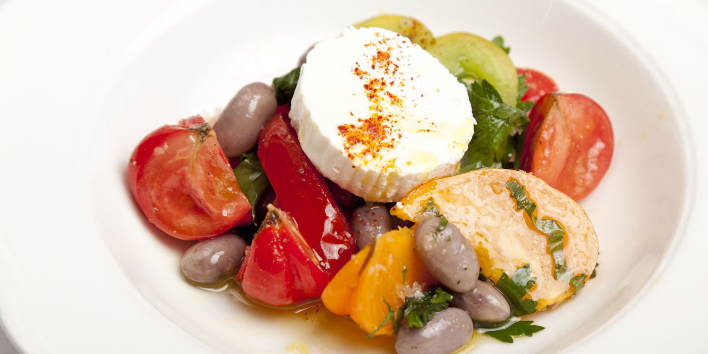 Tomato and Goat's Cheese Salad Recipe - Great British Chefs