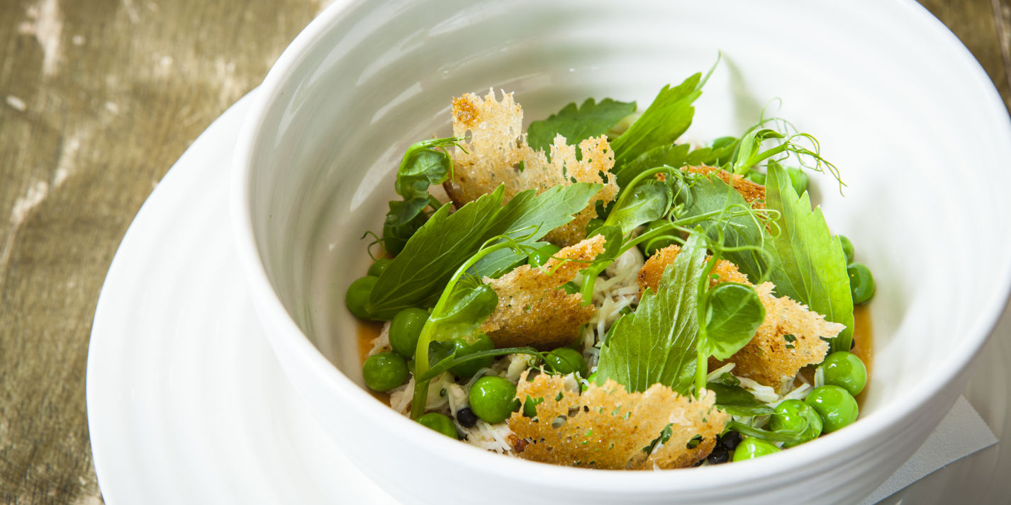Crab Royale Recipe with Peas - Great British Chefs