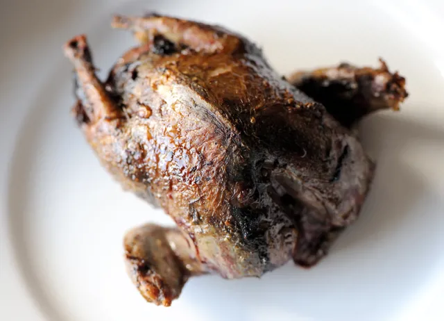 How to roast a whole pigeon
