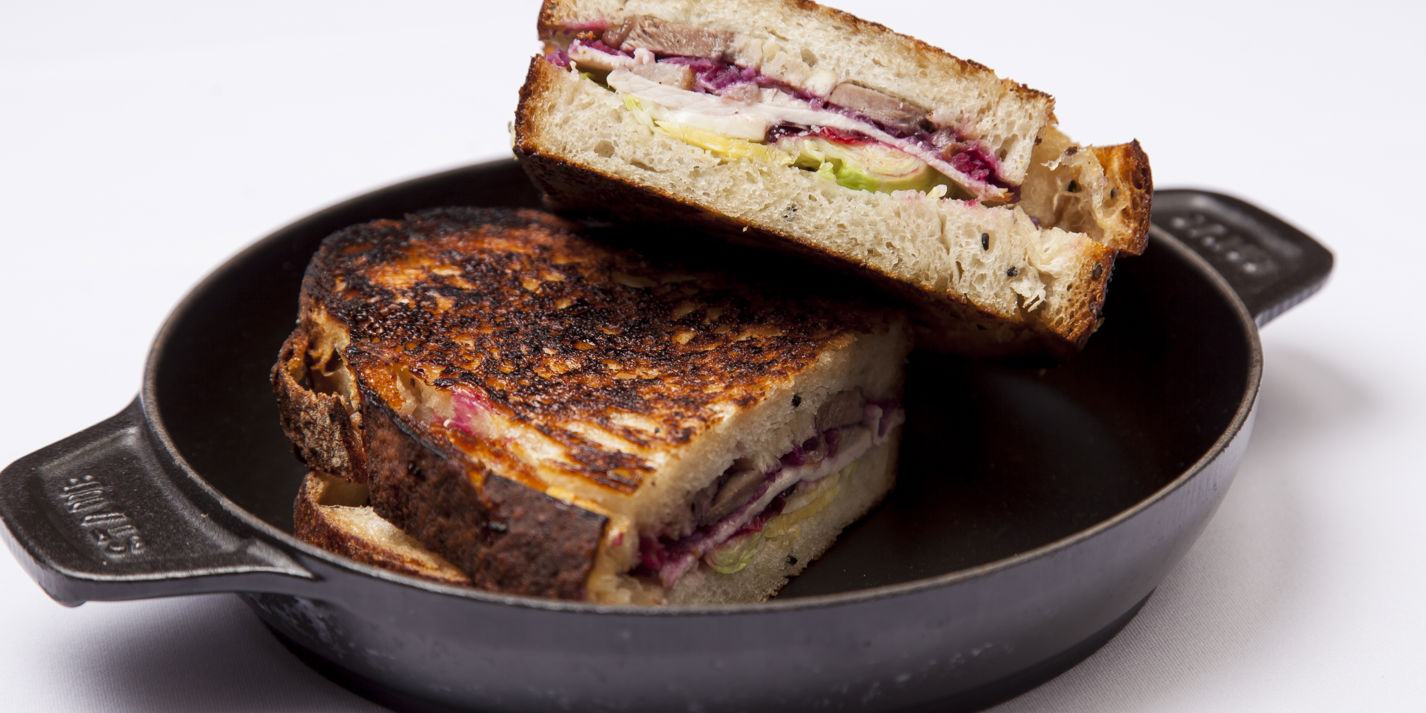 Boxing Day turkey toastie