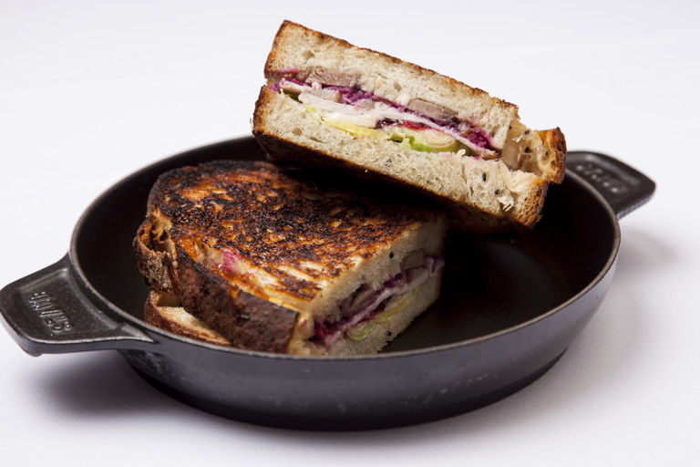 Boxing Day turkey toastie