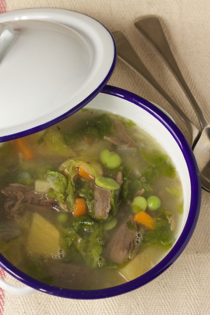 Hotch potch lamb and vegetable summer soup Great British Chefs