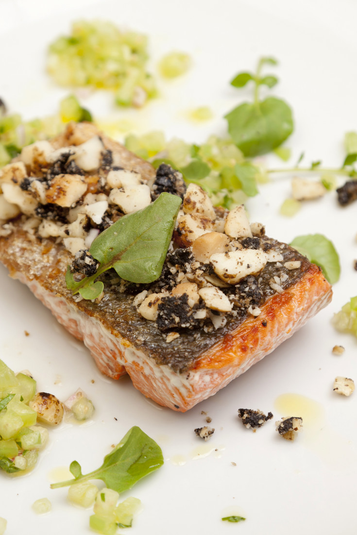 Crusted Salmon Recipe - Great British Chefs
