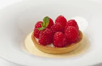 Raspberry Bakewell tart