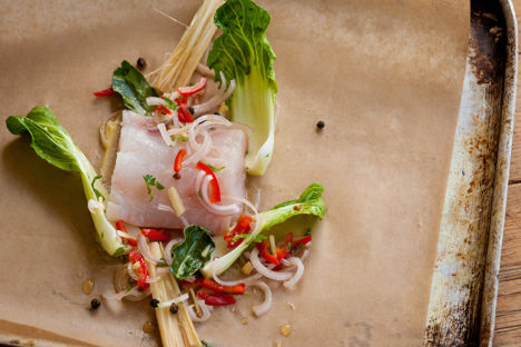 How to cook haddock en papillote