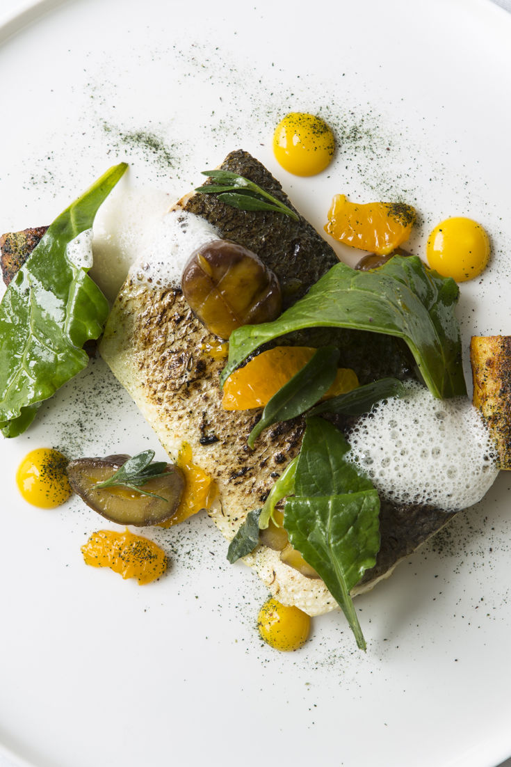 Gnocchi, Clementine and Chestnut Sea Bass Recipe Great British Chefs