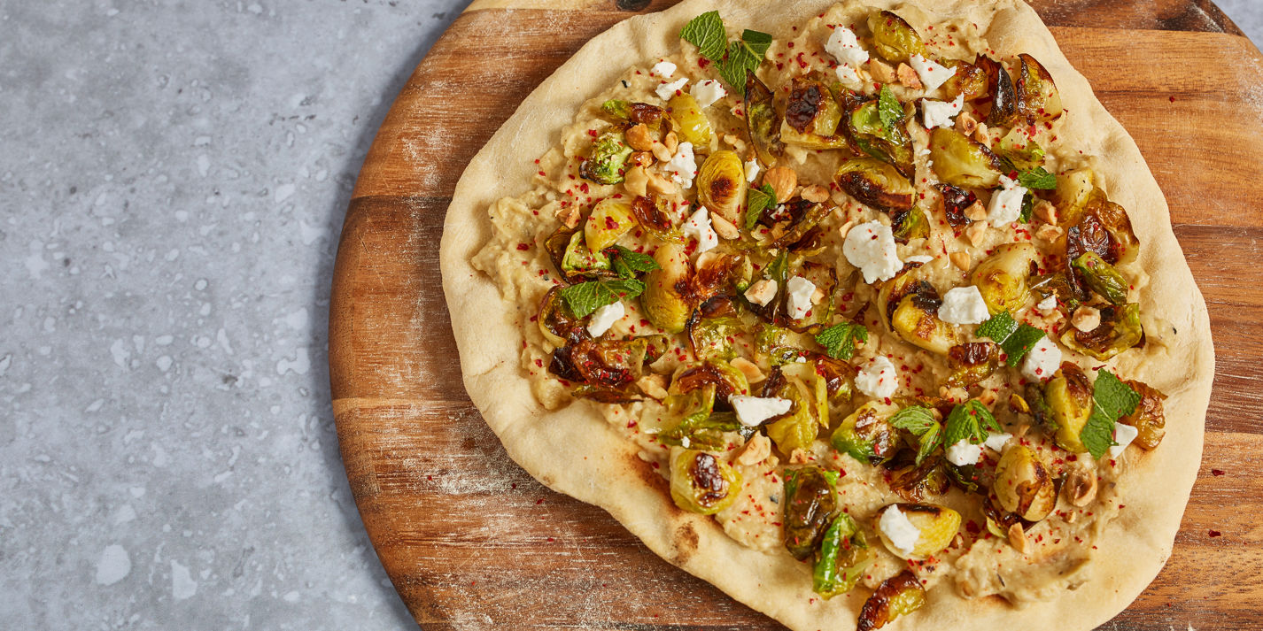 Brussels Sprouts Flatbread Recipe - Great British Chefs