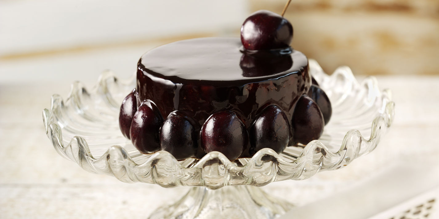 Mirror Glaze Brownie Mousse Cake | bakewithlove