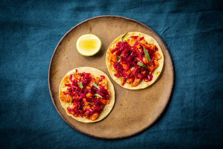 Trout tostadas