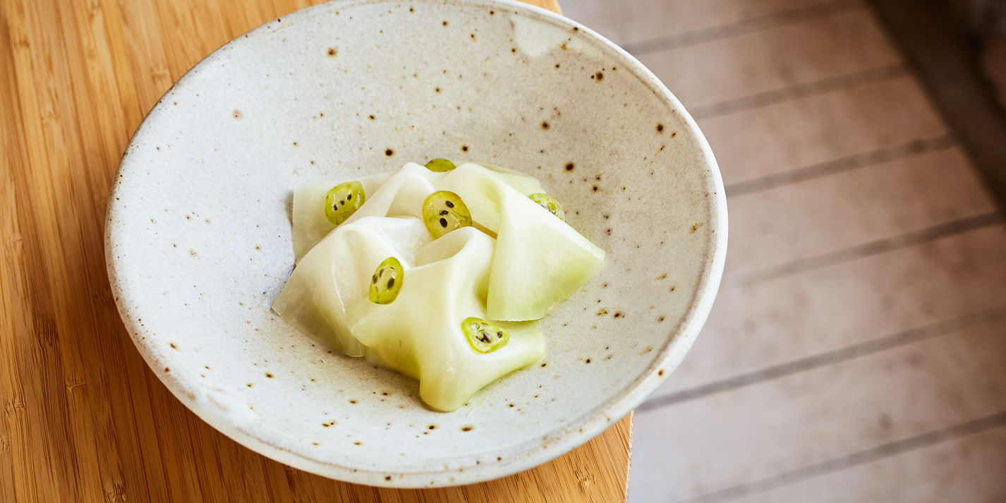 Kohlrabi with Elderflower and Gooseberry Recipe - Great British Chefs