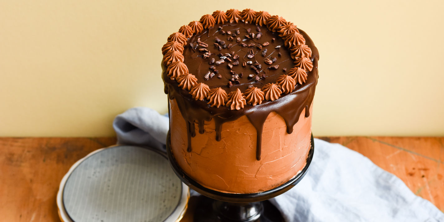 Chocolate Cake with Mocha Frosting Recipe