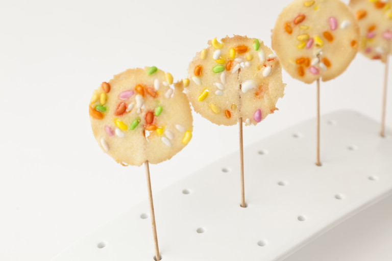 Sweet fennel lollipop