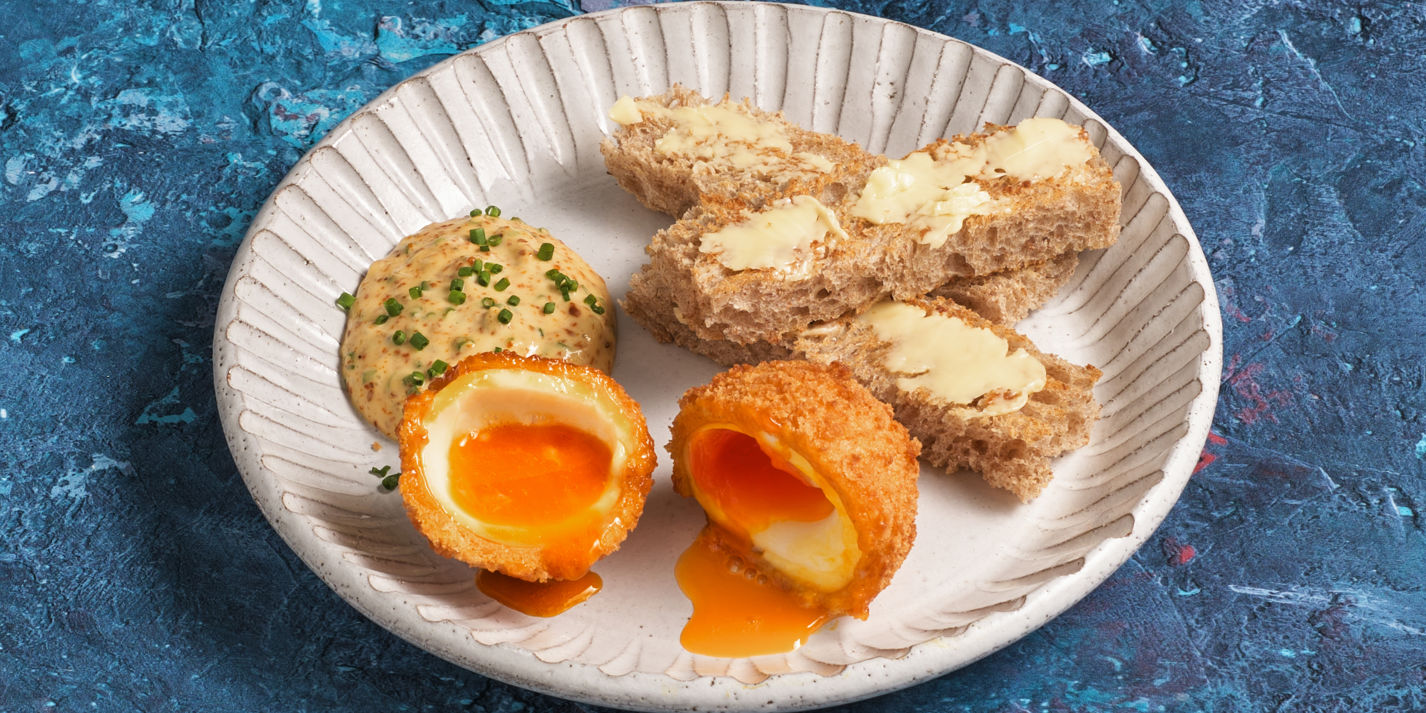 Crispy Parmesan Eggs Recipe - Great British Chefs