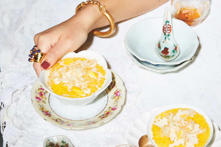 Hong Kong-style sago pudding