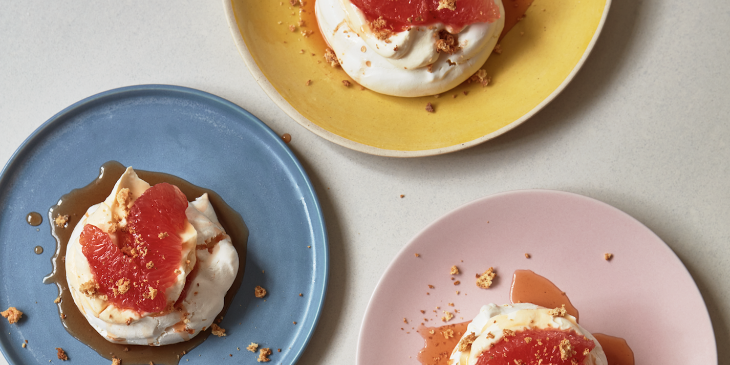 Individual Negroni Pavlovas Recipe - Great British Chefs