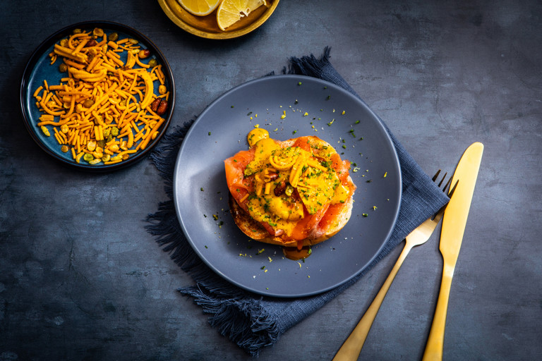 ‘Kedgeree’ eggs royale