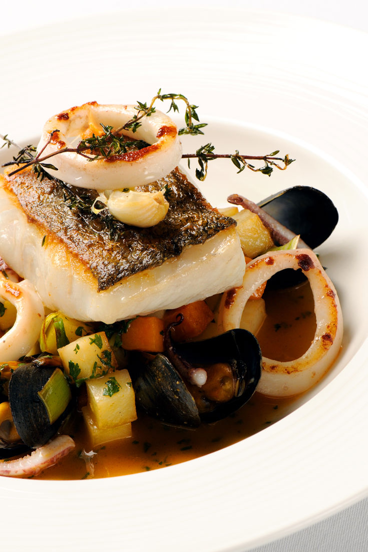 Pollock, Squid & Mussel Seafood Stew Recipe - Great British Chefs