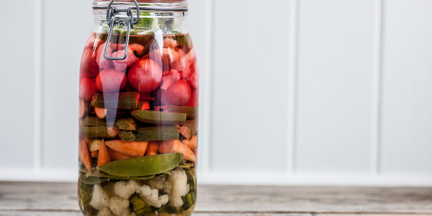 Vanilla pickled vegetables