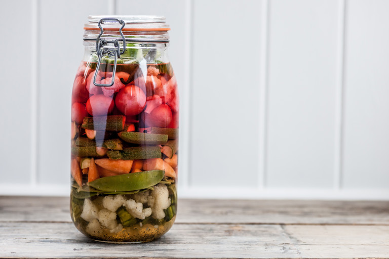 Vanilla pickled vegetables
