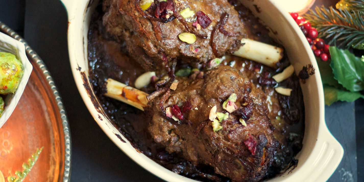 Kashmiri-Style Christmas Lamb Shank Recipe - Great British Chefs