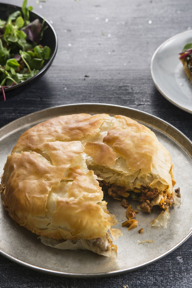Spiced Lamb and Apricot Filo Pie Recipe Great British Chefs