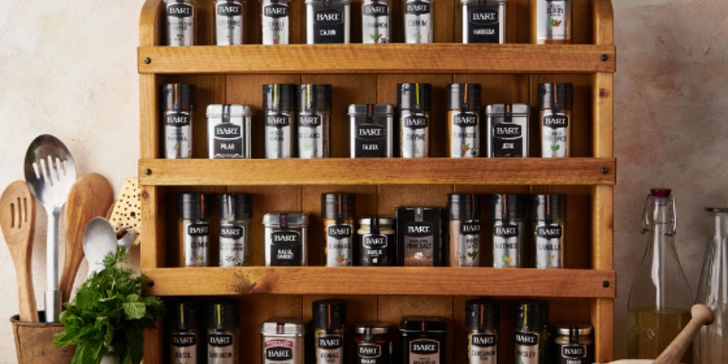 Win one of five 100 Bart voucher spice rack bundles Great