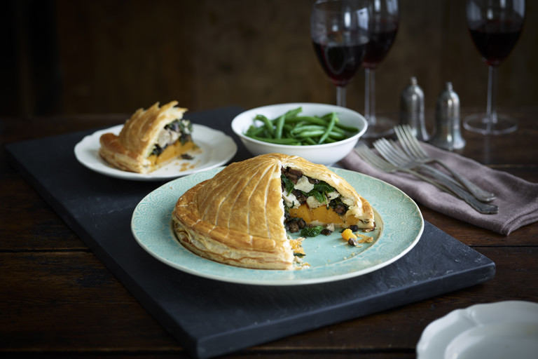 Pithivier of chicken, squash and sage