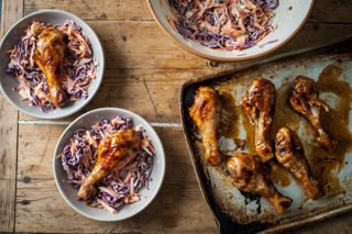 Chicken and coleslaw recipe